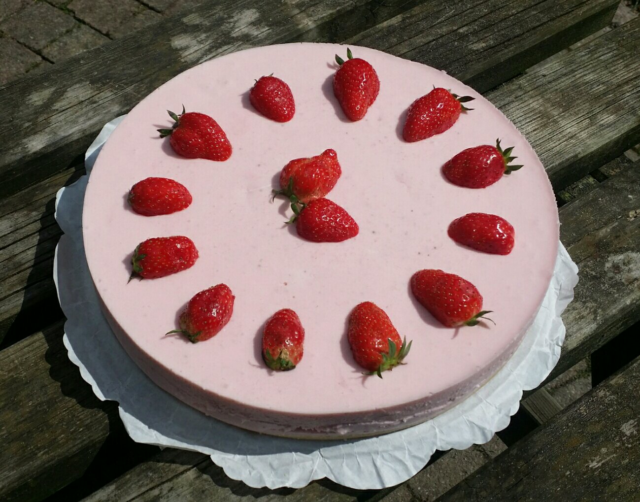 Koningsdag aardbeien kwark taart…